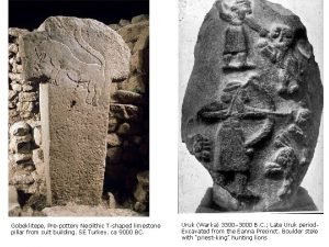 Gobeklitepe Prepottery Neolithic Tshaped limestone pillar from cult