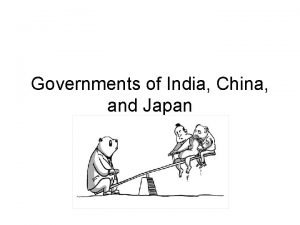 Governments of India China and Japan GPS and