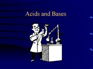 Taste acids and bases Taste acids and bases