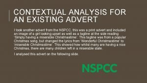 Nspcc advert