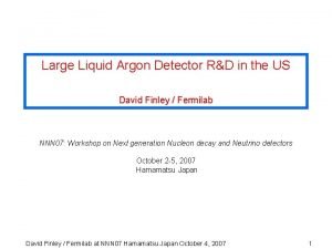 Large Liquid Argon Detector RD in the US