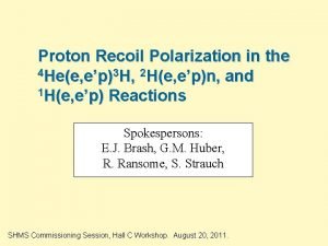 Proton Recoil Polarization in the 4 Hee ep3