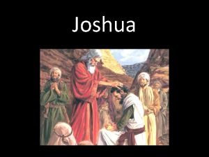 Book of joshua timeline