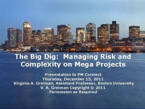 Boston big dig project management problems