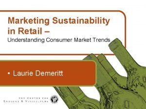 Marketing Sustainability in Retail Understanding Consumer Market Trends