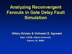 Analyzing Reconvergent Fanouts in Gate Delay Fault Simulation