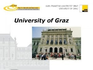 University of Graz Graz UNESCOs World Heritage Cultural University of Graz Graz UNESCOs World Heritage Cultural