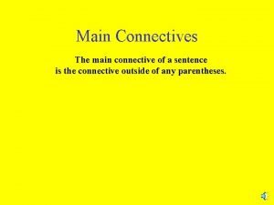 Main connective