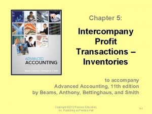 Intercompany transactions journal entries