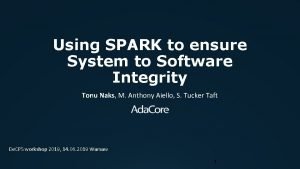 Aim spark software