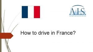 Driving in france checklist