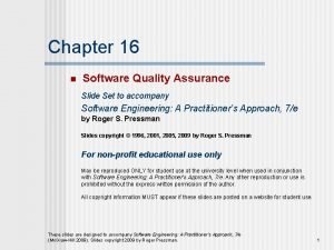 Software quality assurance slideshare