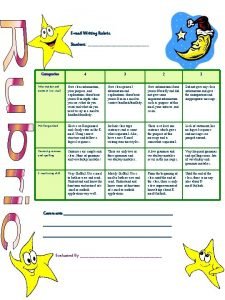 Rubrics for email writing Rubrics for email writing