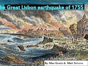 1755 lisbon earthquake facts