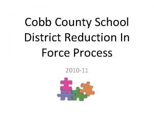 Cobb County School District Reduction In Force Process
