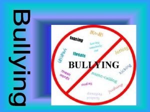 Bullying is aggressive behavior that is intentional and