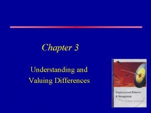 Chapter 3 Understanding and Valuing Differences A Rich