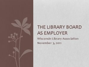 Wisconsin library association jobs
