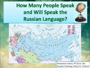 How many people speak russian