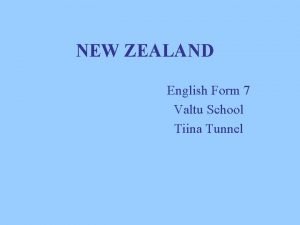 New zealand official languages english