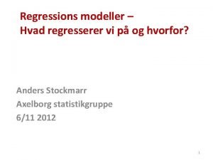 Regresserer