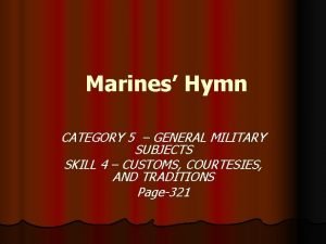 General military subjects