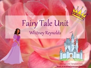 Fairy Tale Unit Whitney Reynolds Background Template from
