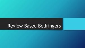 Review Based Bellringers Question 1 K L The