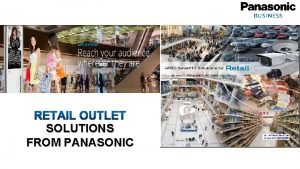 Panasonic retail solutions