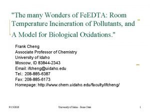 Edta stability at room temperature