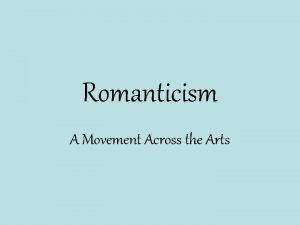 Romanticism definition