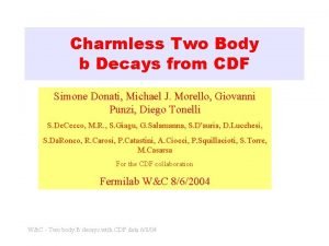 Charmless Two Body b Decays from CDF Simone