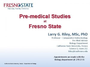 Fresno state personal statement