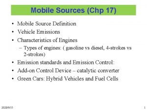 Mobile sources definition Mobile sources definition