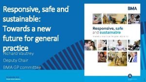 Responsive safe and sustainable Towards a new future