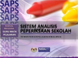 Analisis mata pelajaran