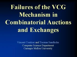 Failures of the VCG Mechanism in Combinatorial Auctions