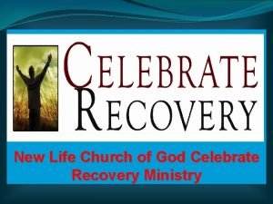 Celebrate recovery lesson 14