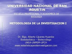 UNIVERSIDAD NACIONAL DE SAN AGUSTIN ESCUELA PROFESIONAL Y