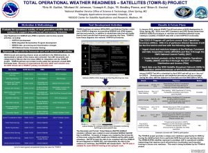 TOTAL OPERATIONAL WEATHER READINESS SATELLITES TOWRS PROJECT 2