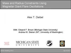 Mass and Radius Constraints Using Magnetar Giant Flare