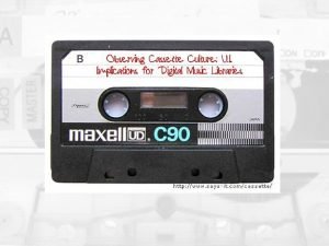 Cassette tape outline