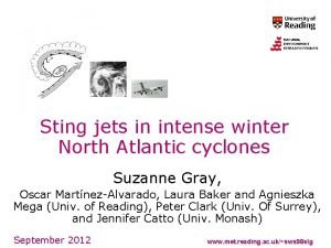 Sting jets in intense winter North Atlantic cyclones