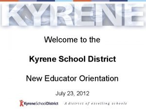 Kyrene homepage