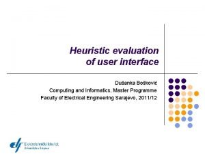 Heuristic