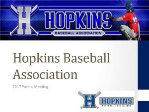 Hopkins baseball association
