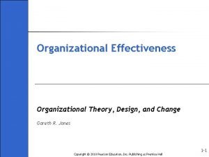 Elements of organization