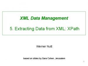 Extracting data from xml Extracting data from xml