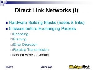 Direct link network