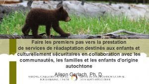 Faire les premiers pas vers la prestation de